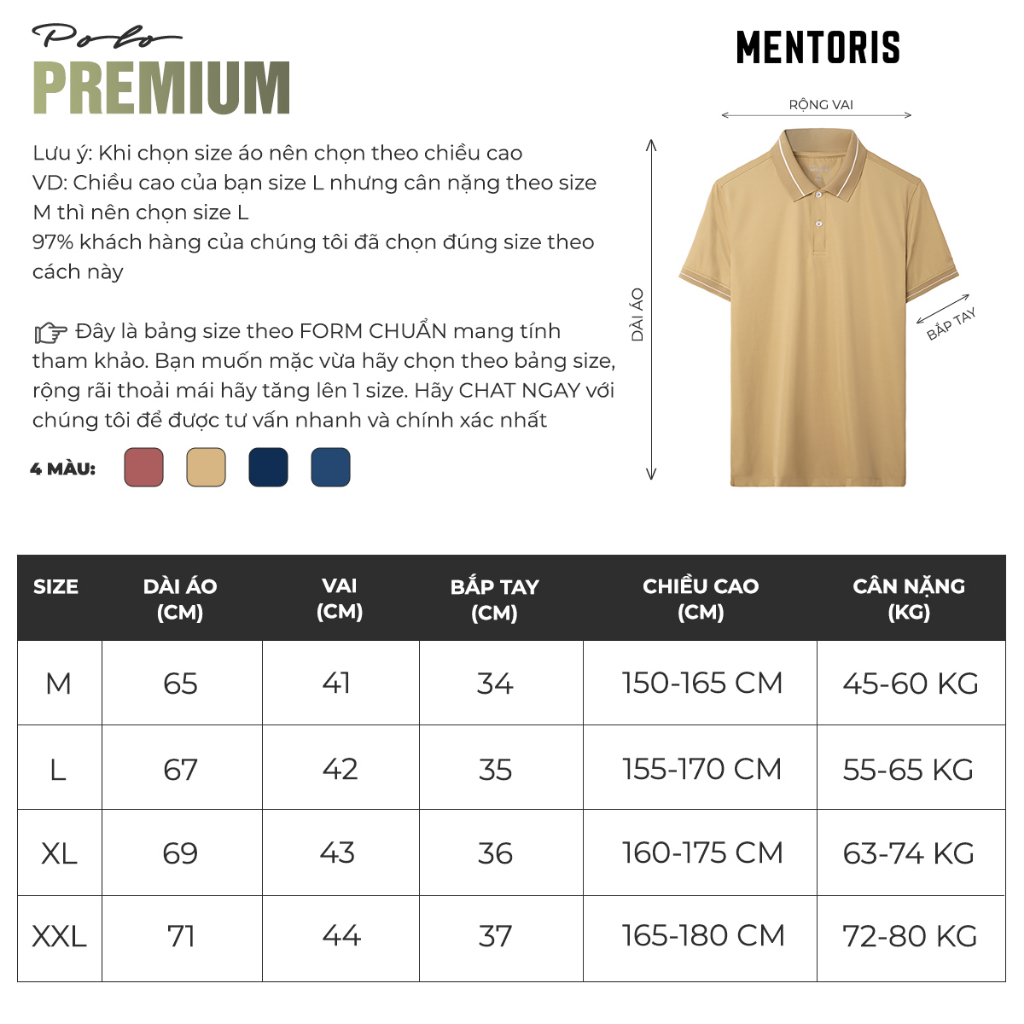 Áo Polo Nam Mentoris, Mẫu Sọc Cao Cấp, bản Polo Premium Basic,  Dễ Phối Đồ, Mẫu Mới Nhất 2023 MPL30_thumbnail_3