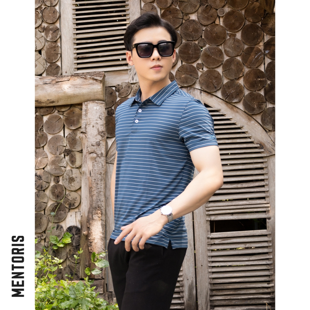Áo Polo Nam Mentoris Form Regular Fit Trẻ Trung Năng Động, chất liệu Coolmax thoáng mát Mẫu Mới Nhất 2023 MPL35_thumbnail_2