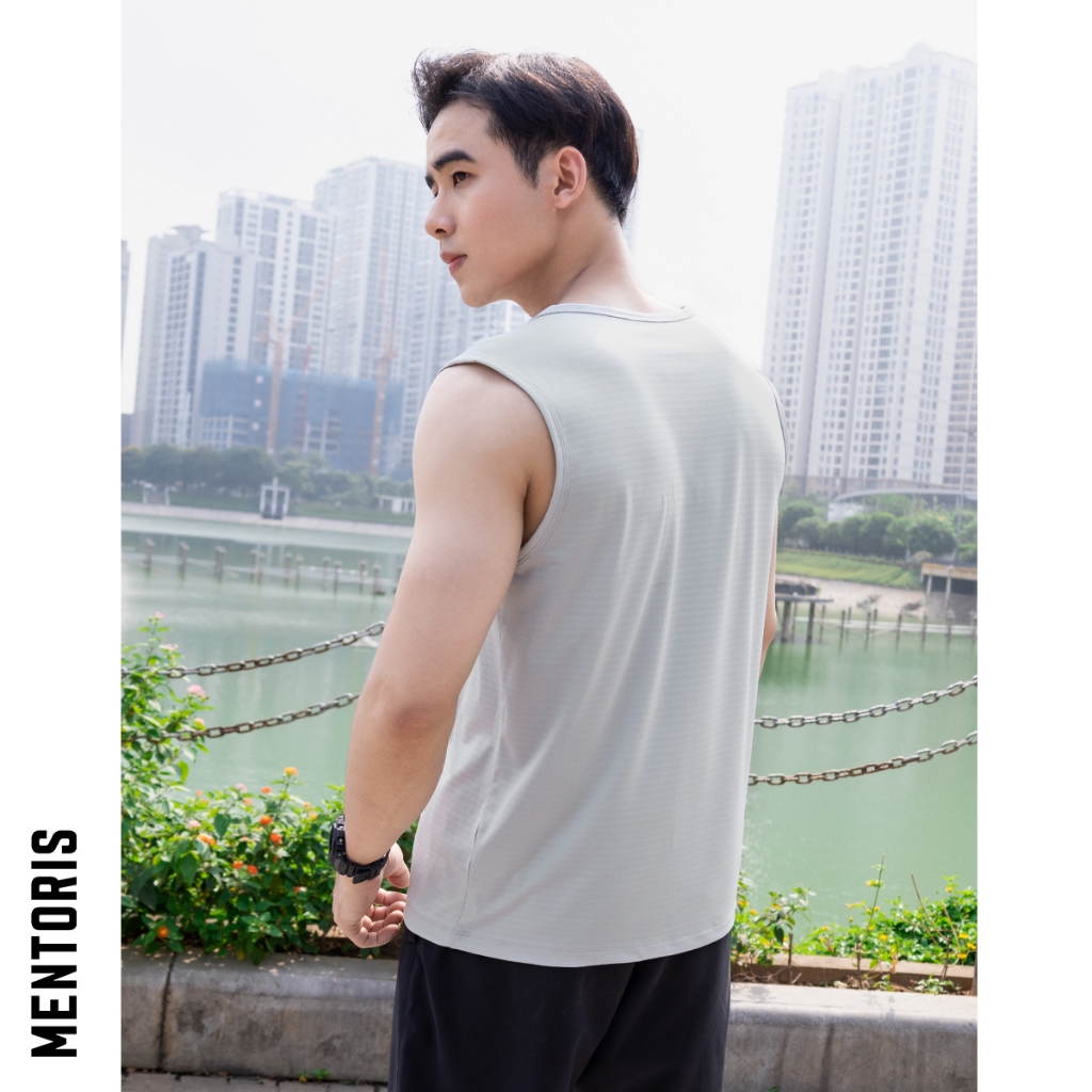 Áo thun ba lỗ nam Mentoris thiết kế đơn giản trẻ trung năng động,tanktop chất liệu coolmax thoáng mát MTT01_thumbnail_8
