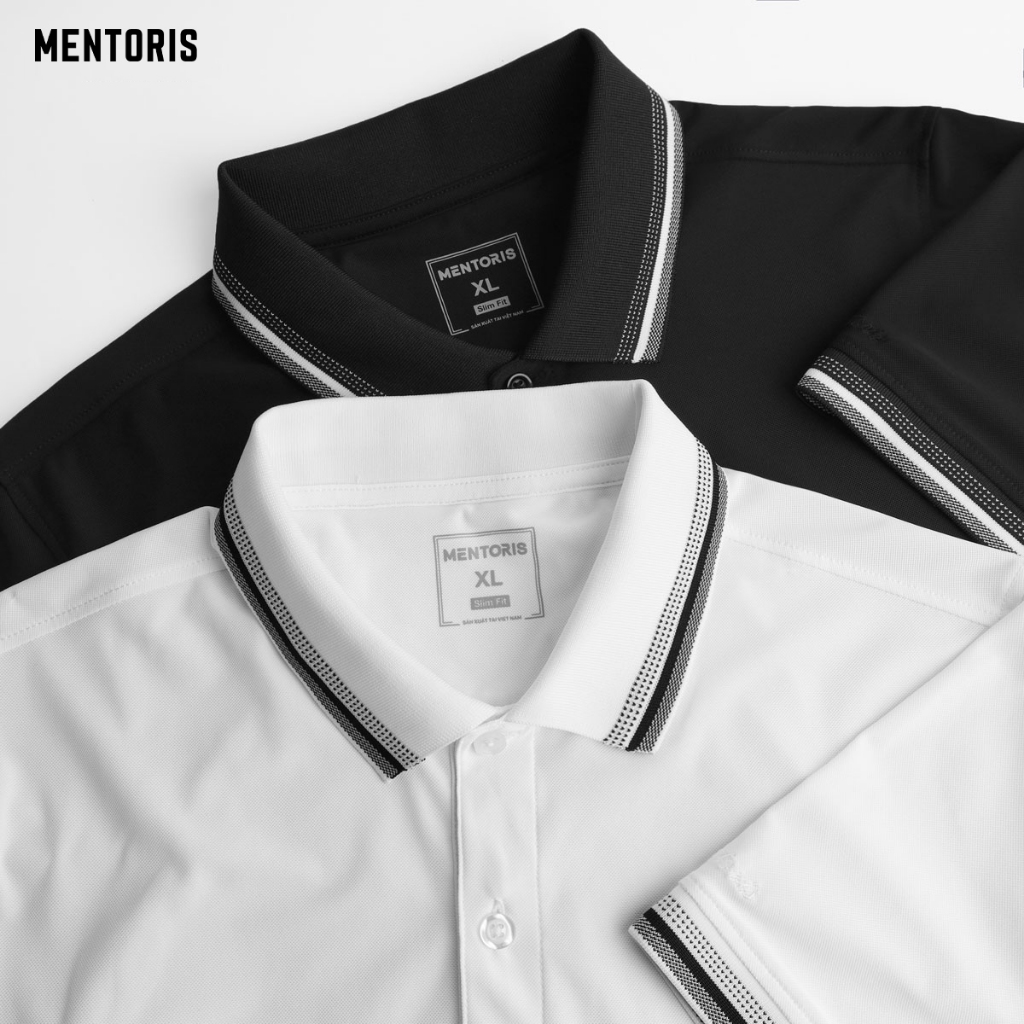 Áo Polo cổ bẻ  Nam Cao Cấp Mentoris, công nghệ khử mùi chống nhăn hiệu quả, khả năng thấm hút tốt, nhanh khô MPL34_thumbnail_7