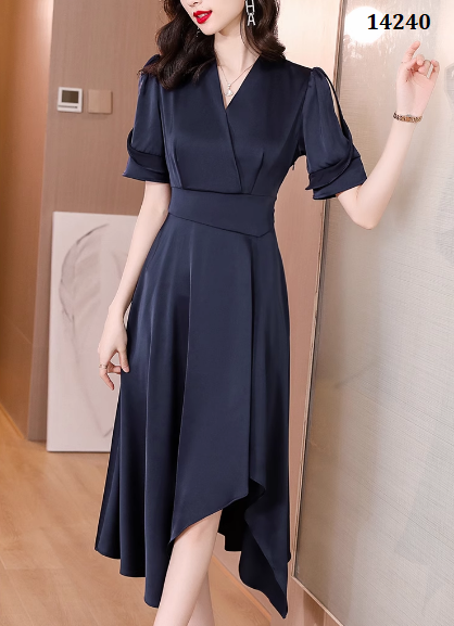 14240-Đầm đen dự tiệc tà sole cách điệu ( lụa, lót)_thumbnail_0