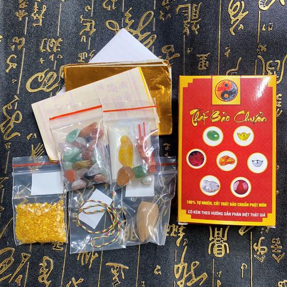 Product image - Bộ Thất Bảo, Cốt Bát Hương Bát Nhan Gia Tiên, Thổ Công Thổ Địa, Thần Tài