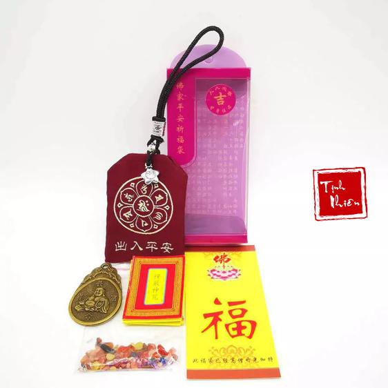 Product image - Bộ Túi Chú Lăng Nghiêm Phật Giáo Hộ Thân Bình An