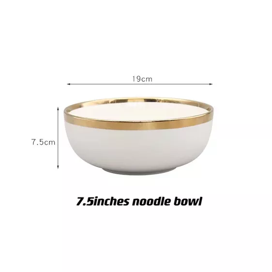 Product image - Gold Rim Bowl