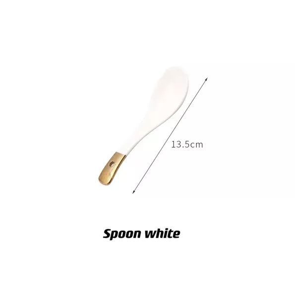 Product image - Gold Rim Soup Spoon