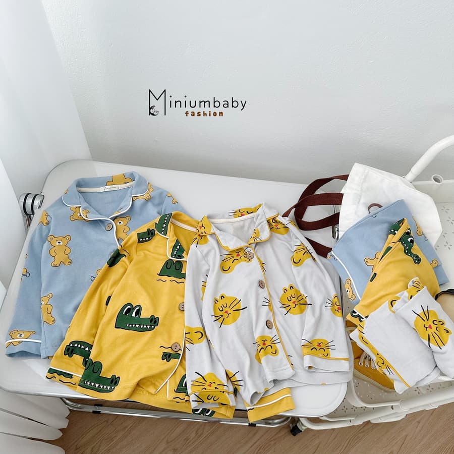 SB1780- bộ pijama họa tiết cho bé trai bé gái