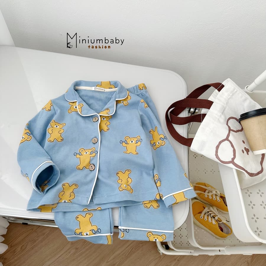 SB1780- bộ pijama họa tiết cho bé trai bé gái