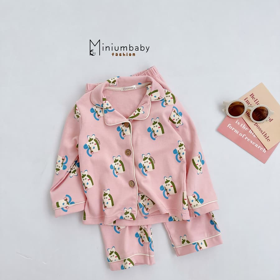 SB1780- bộ pijama họa tiết cho bé trai bé gái