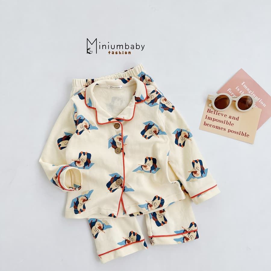 SB1780- bộ pijama họa tiết cho bé trai bé gái