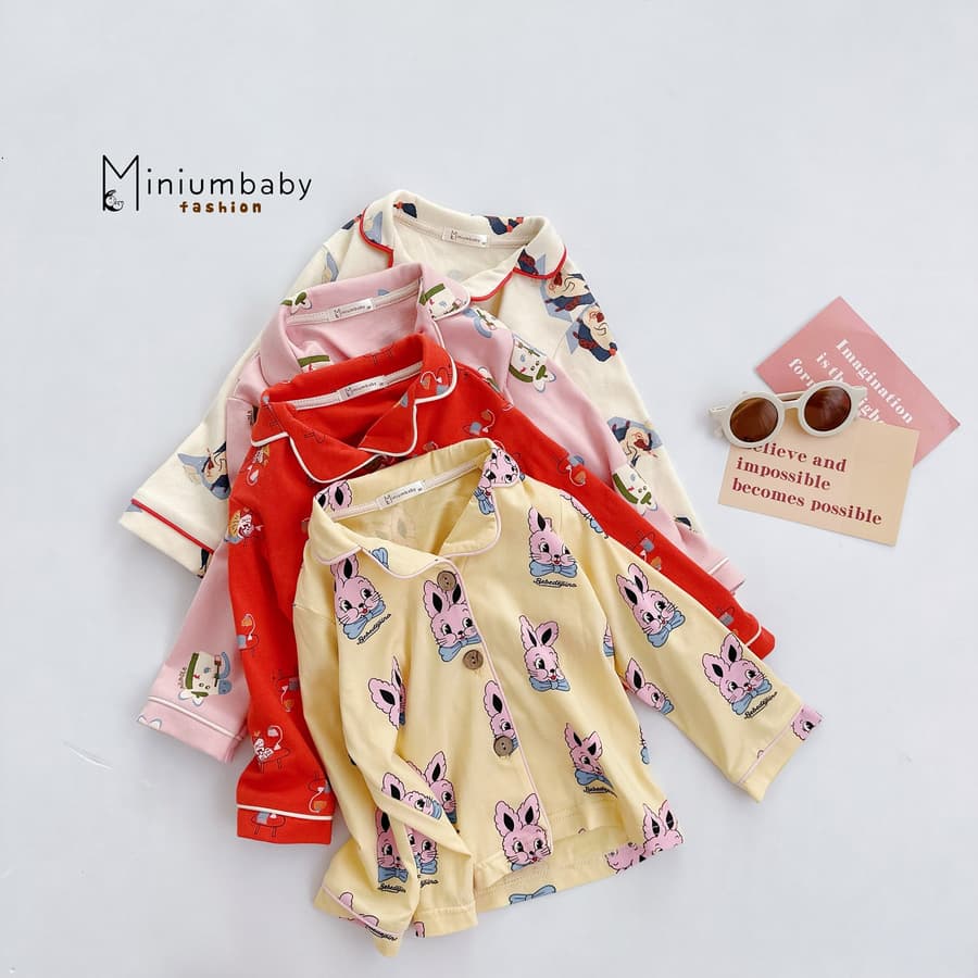 SB1780- bộ pijama họa tiết cho bé trai bé gái