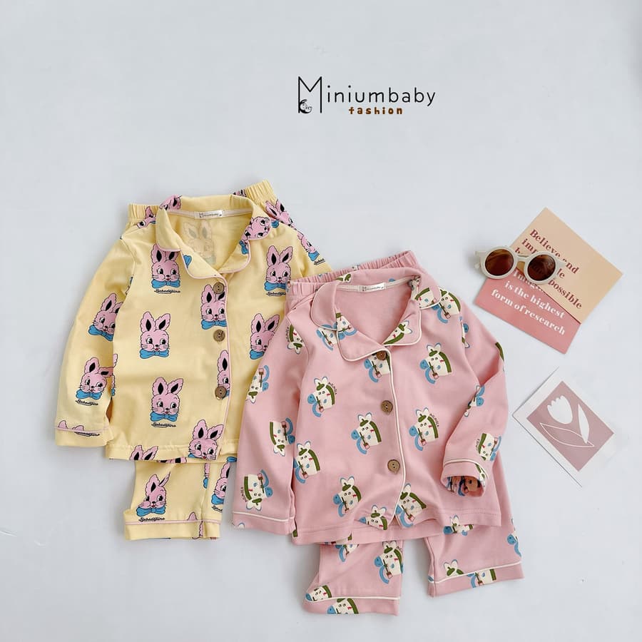 SB1780- bộ pijama họa tiết cho bé trai bé gái