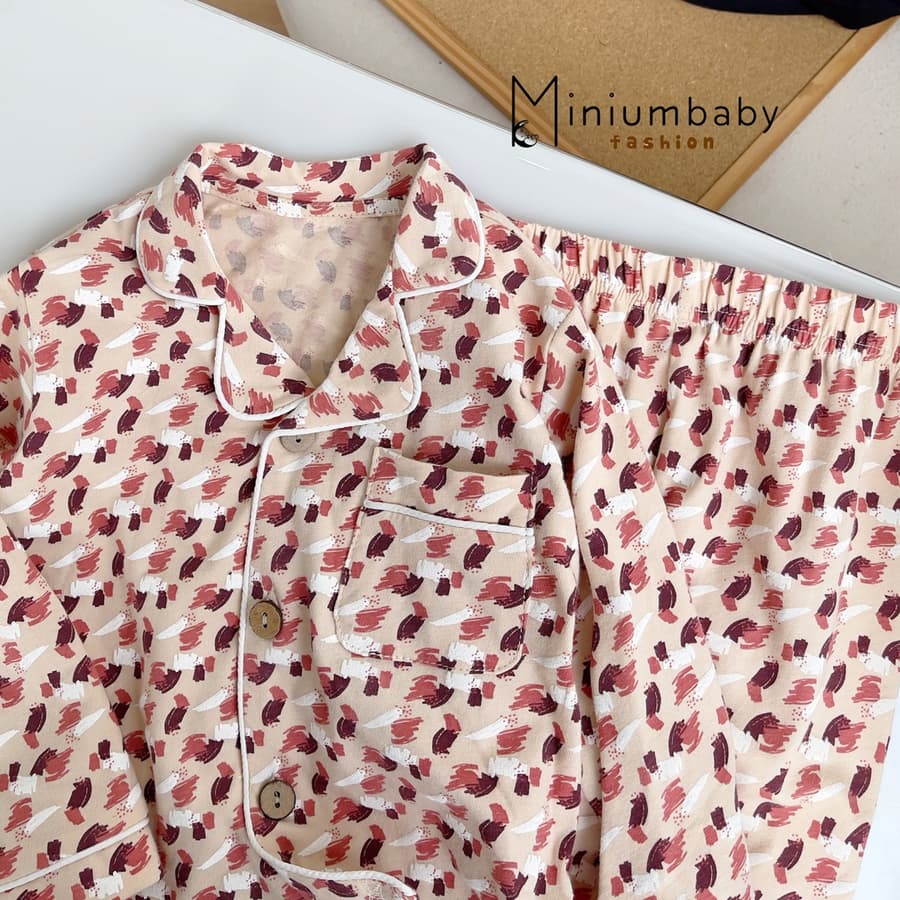 SB1780- bộ pijama họa tiết cho bé trai bé gái