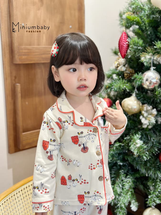 SB1780- bộ pijama họa tiết cho bé trai bé gái