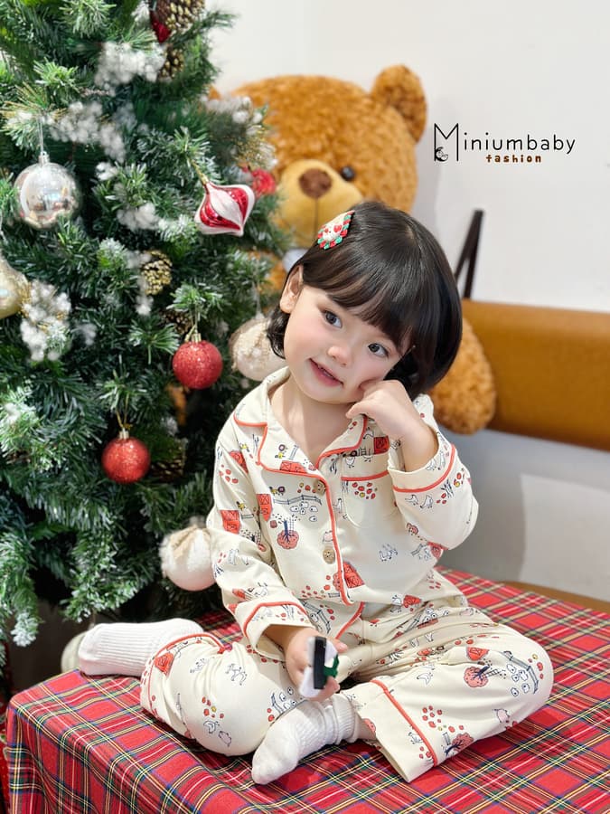 SB1780- bộ pijama họa tiết cho bé trai bé gái