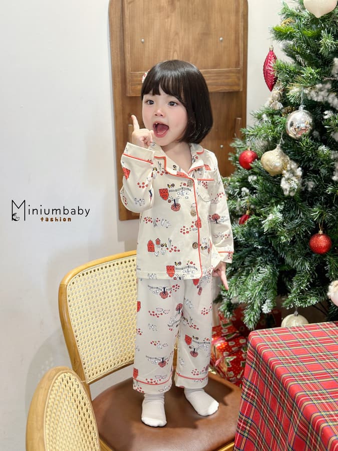 SB1780- bộ pijama họa tiết cho bé trai bé gái