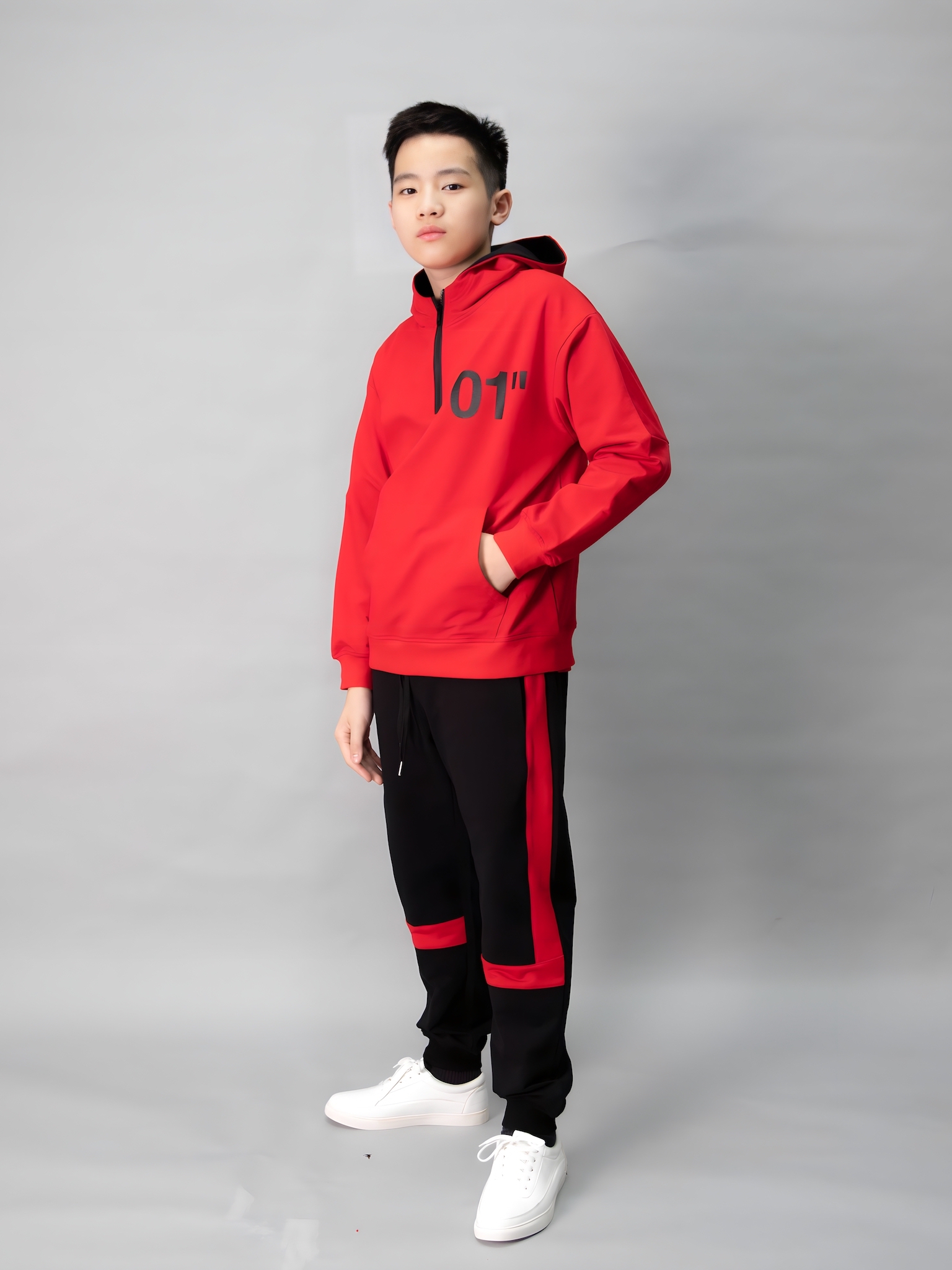 Áo nỉ khóa ngực phối đen số 01_thumbnail_0