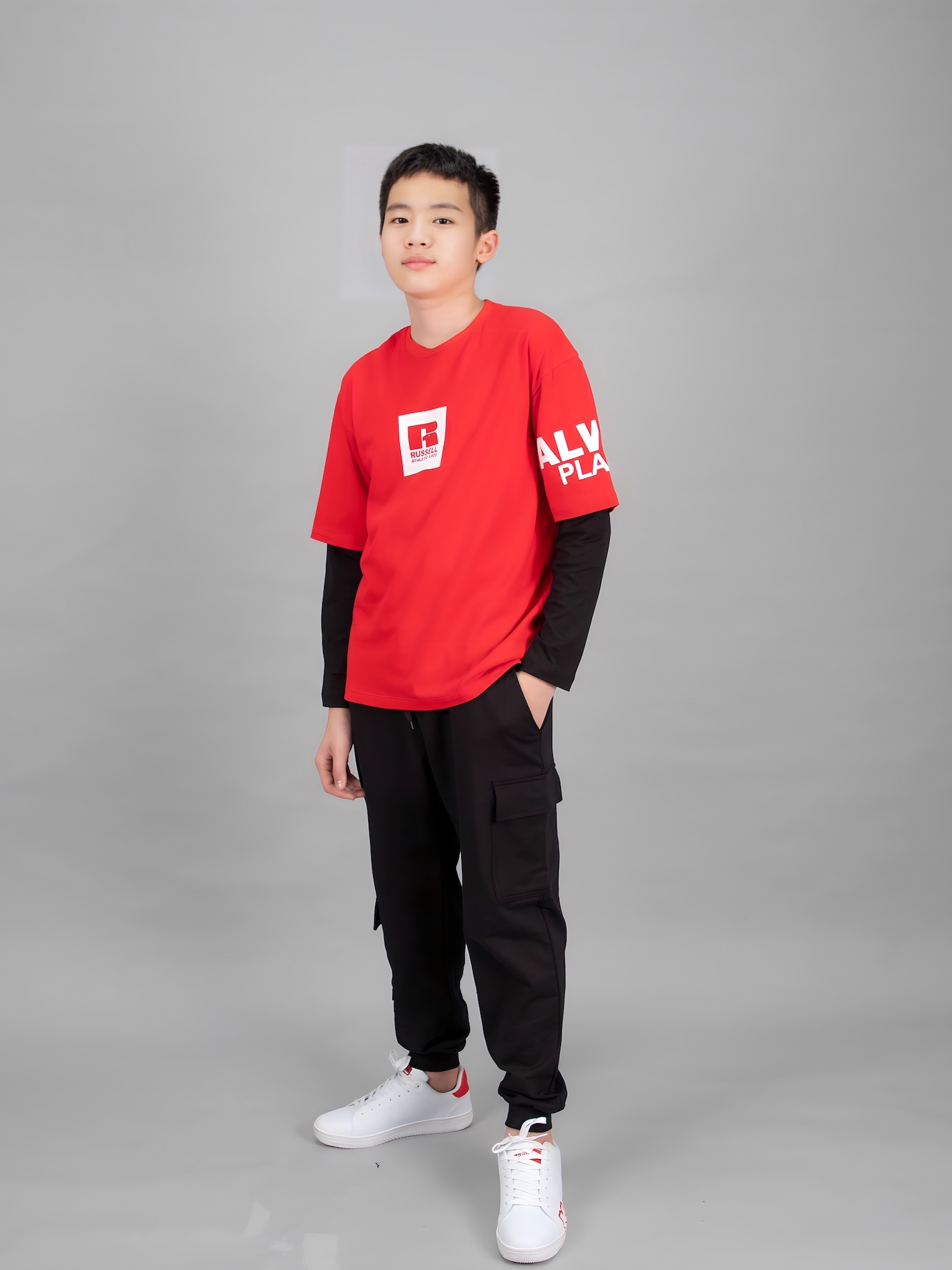 Quần nỉ da cá đen túi hộp_thumbnail_3