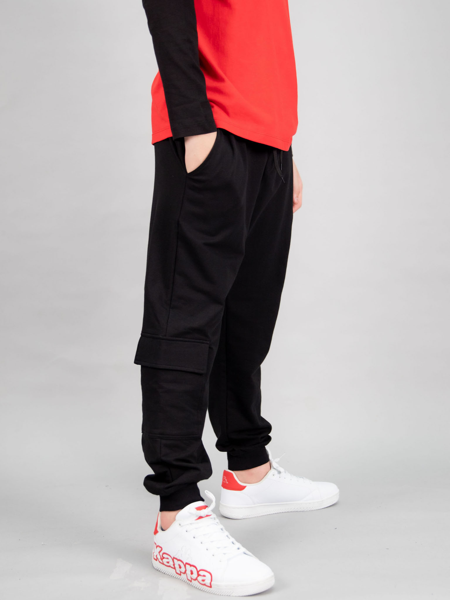 Quần nỉ da cá đen túi hộp_thumbnail_0