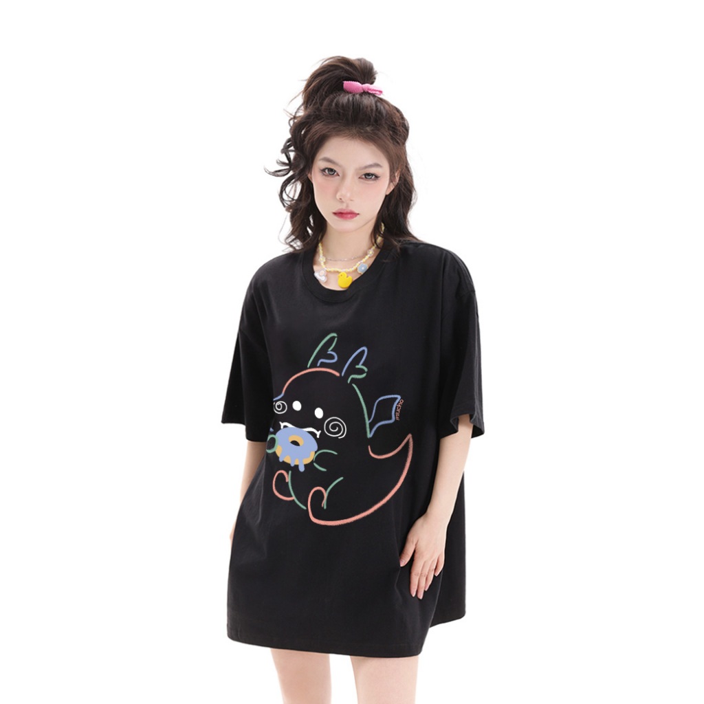 Áo thun unisex local brand form rộng ATD742 Miucho cotton cổ tròn in artwork_thumbnail_6