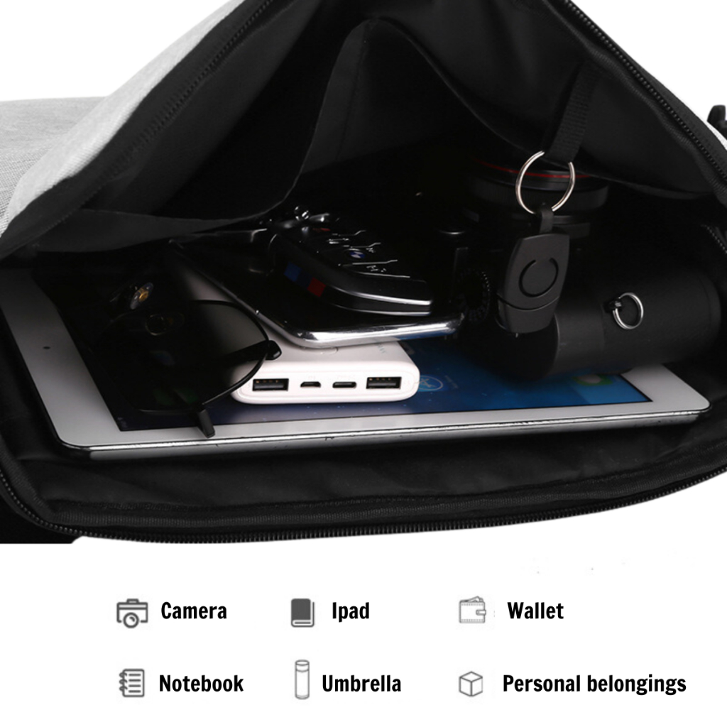 HUBO Messenger Bag Multifunctional Waterproof Crossbody Bag For Unisex_thumbnail_1