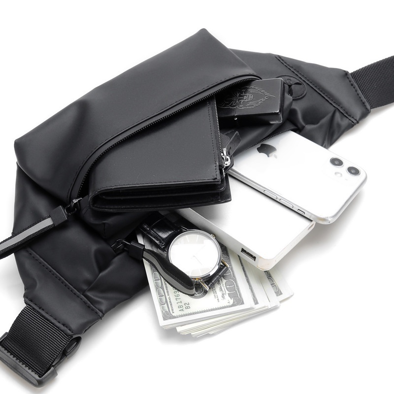 HUBO Fanny Bag Waterproof Oxford Large-capacity Casual Shoulder Waist Bag_thumbnail_6