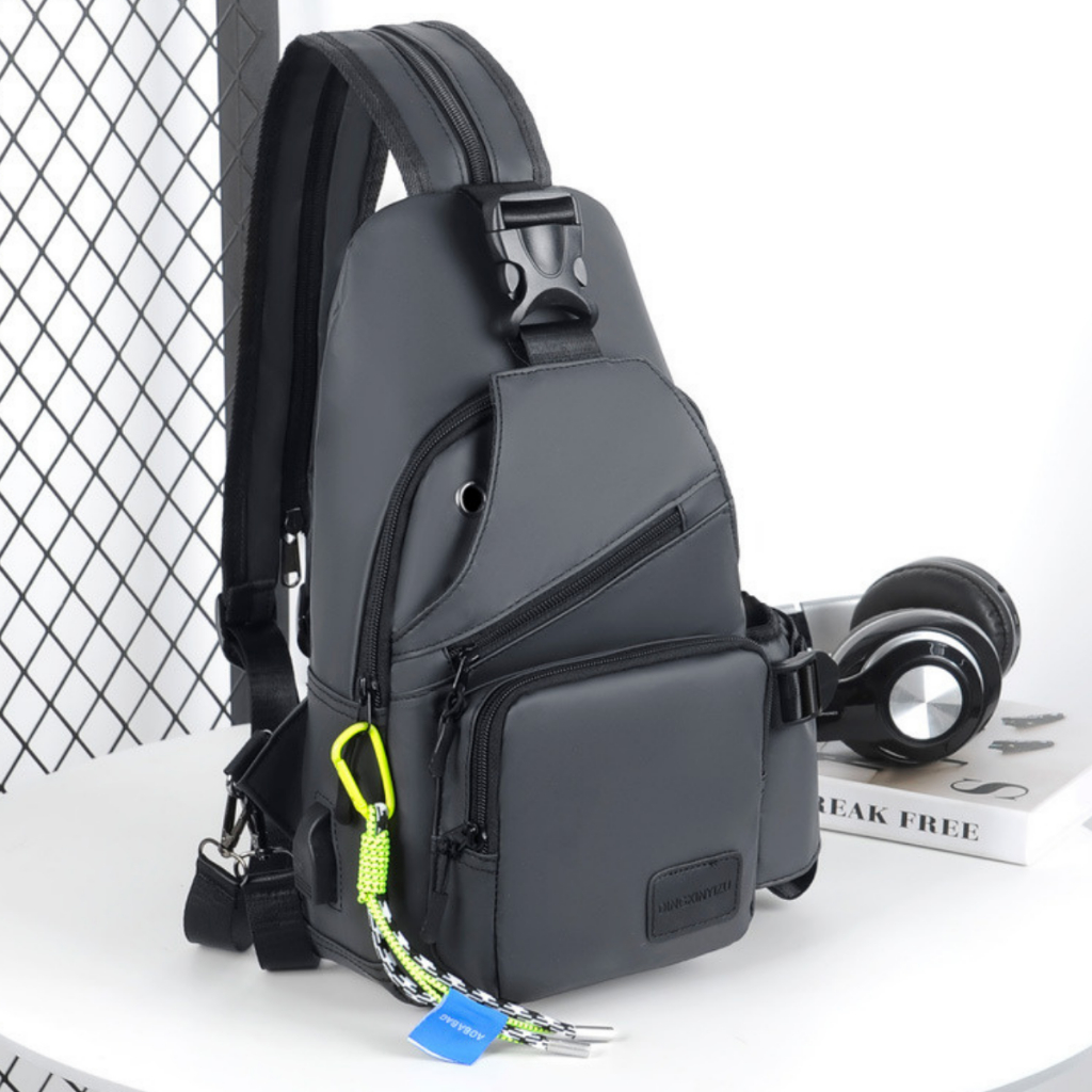 HUBO Chest Bag Leather Waterproof Sports Wear For Men_thumbnail_5