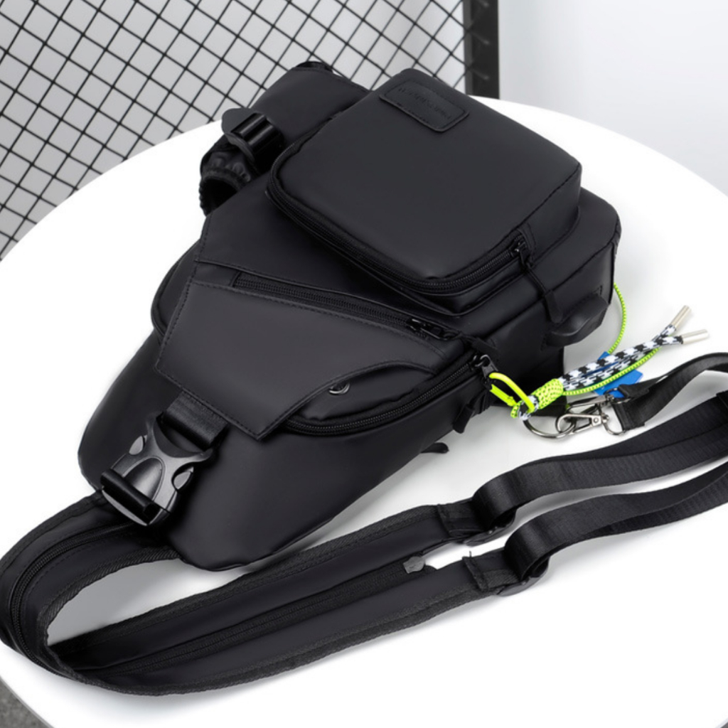 HUBO Chest Bag Leather Waterproof Sports Wear For Men_thumbnail_4