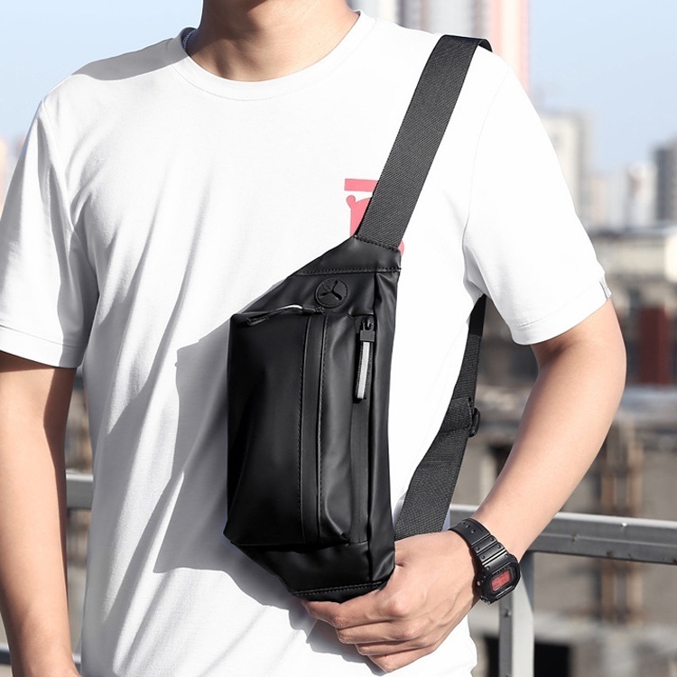 HUBO Fanny Bag Waterproof Oxford Large-capacity Casual Shoulder Waist Bag_thumbnail_3