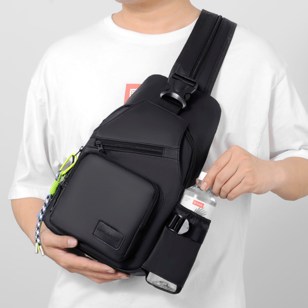 HUBO Chest Bag Leather Waterproof Sports Wear For Men_thumbnail_8