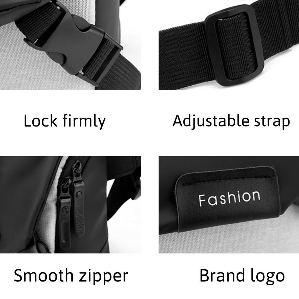 HUBO Messenger Bag Multifunctional Waterproof Crossbody Bag For Unisex_thumbnail_3