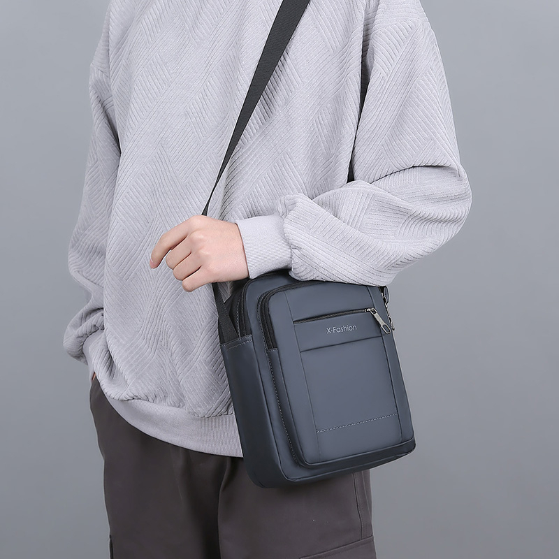 HUBO Small Backpack High Quality Oxford Business Shoulder Bag For Men_thumbnail_6