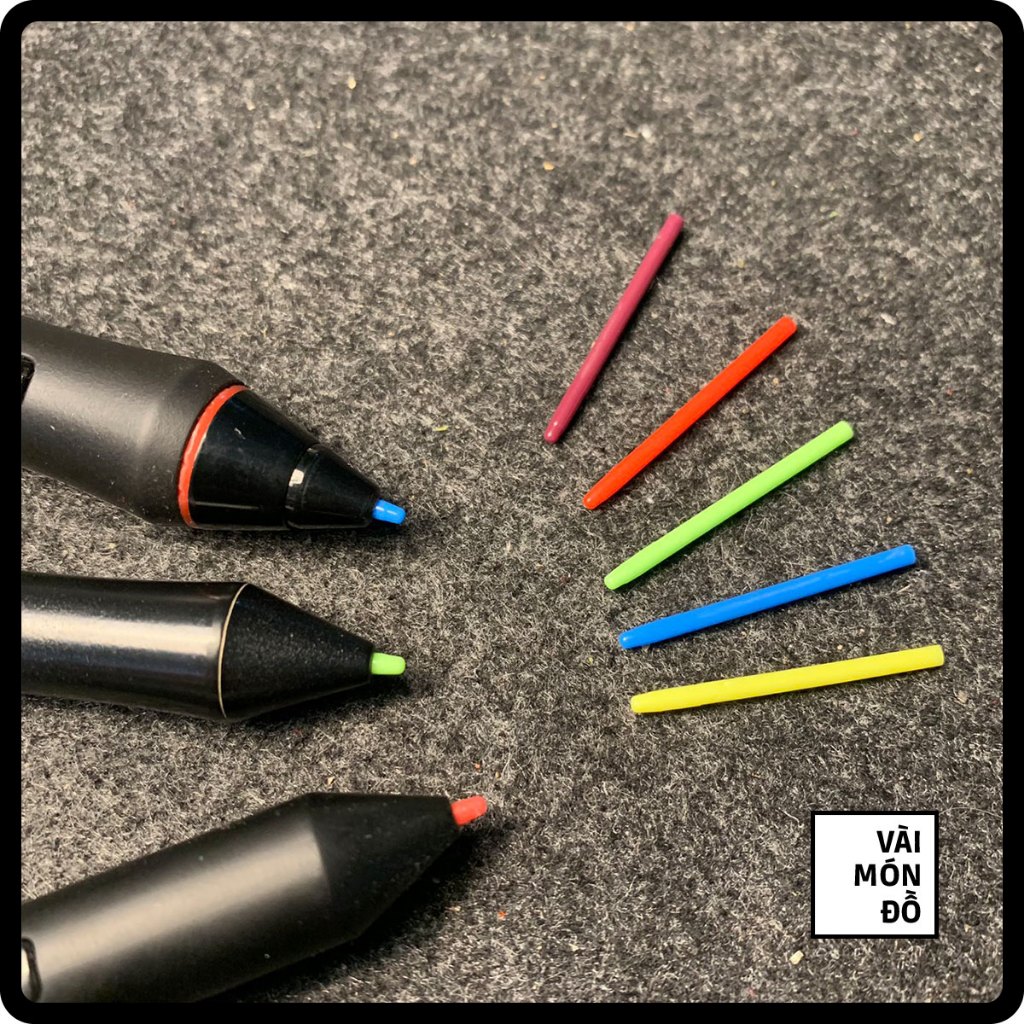 Bộ 5 Chiếc Ngòi Thay Thế Nhiều Màu Sắc Dành Riêng Cho Bút Wacom