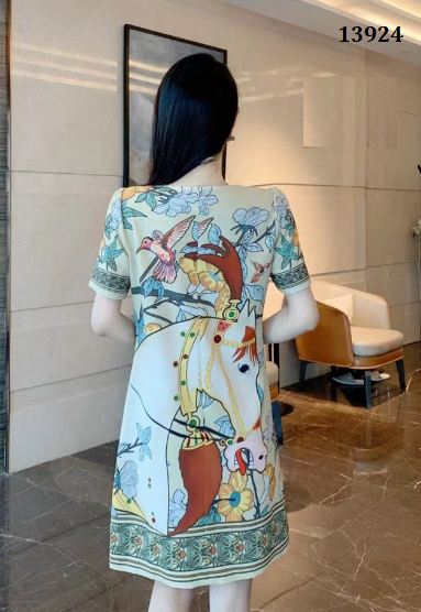 13924-Đầm suông in họa tiết ngựa độc đáo ( lụa frod 3D, lót)FREESHIP_thumbnail_2
