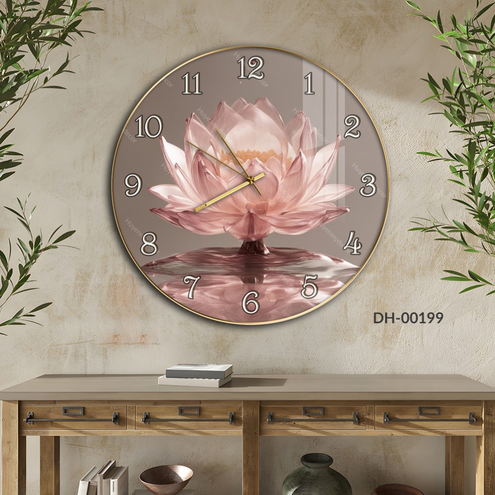 Đông Hồ Tròn Treo Tường Tráng Gương 5D Cao Cấp Trang Trí Phòng Khách, Phòng Ngủ, Phòng Bé- Behome Decor