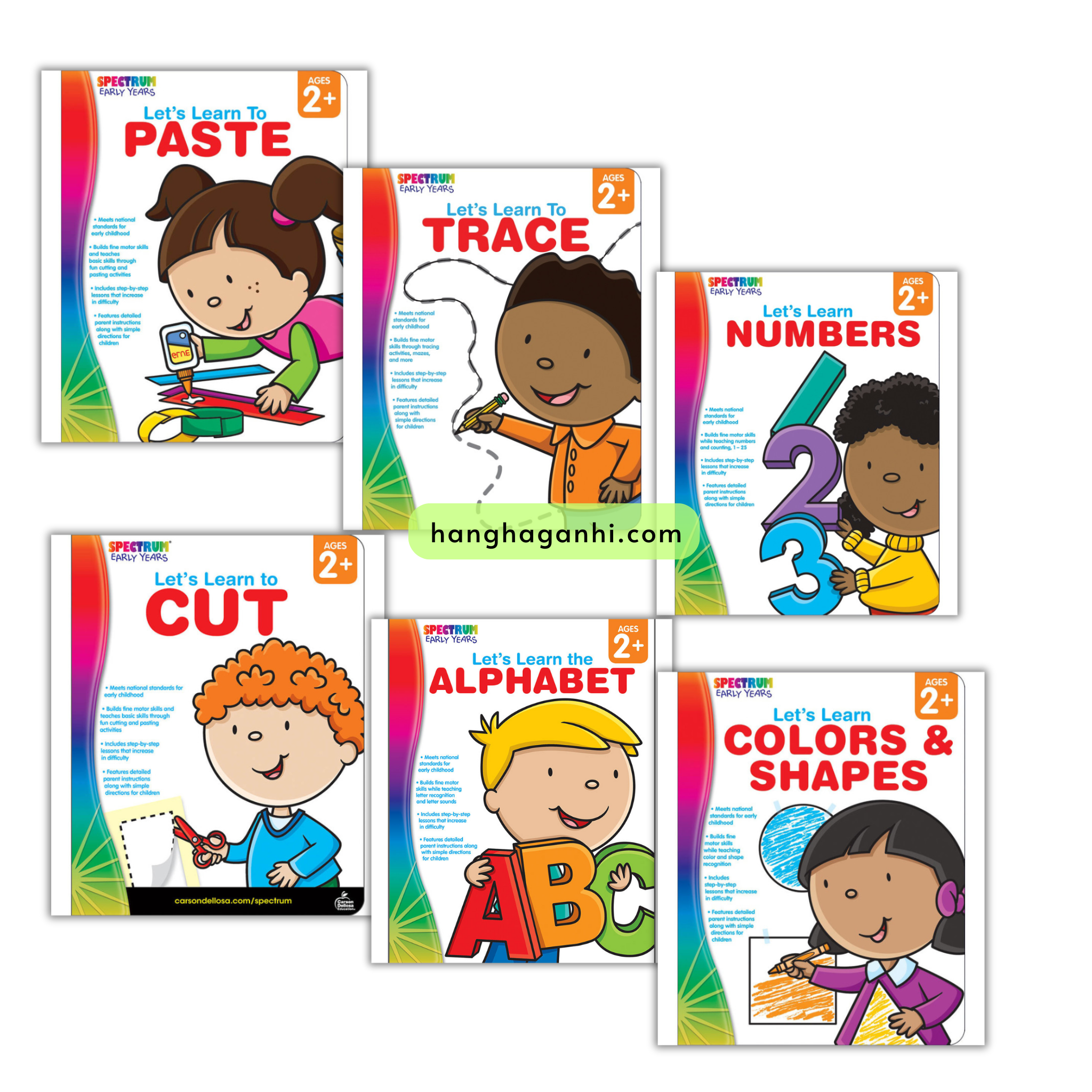 Bộ 6 cuốn Spectrum 2+ Lets Learn for Early Years