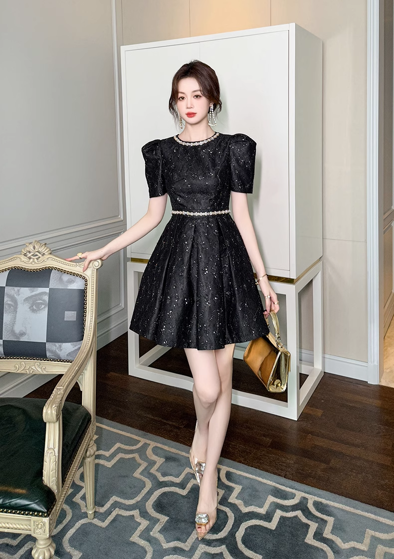 15278-Đầm xòe  tiêc màu đen viền ngọc trai cách điệu ( tapta)_thumbnail_0