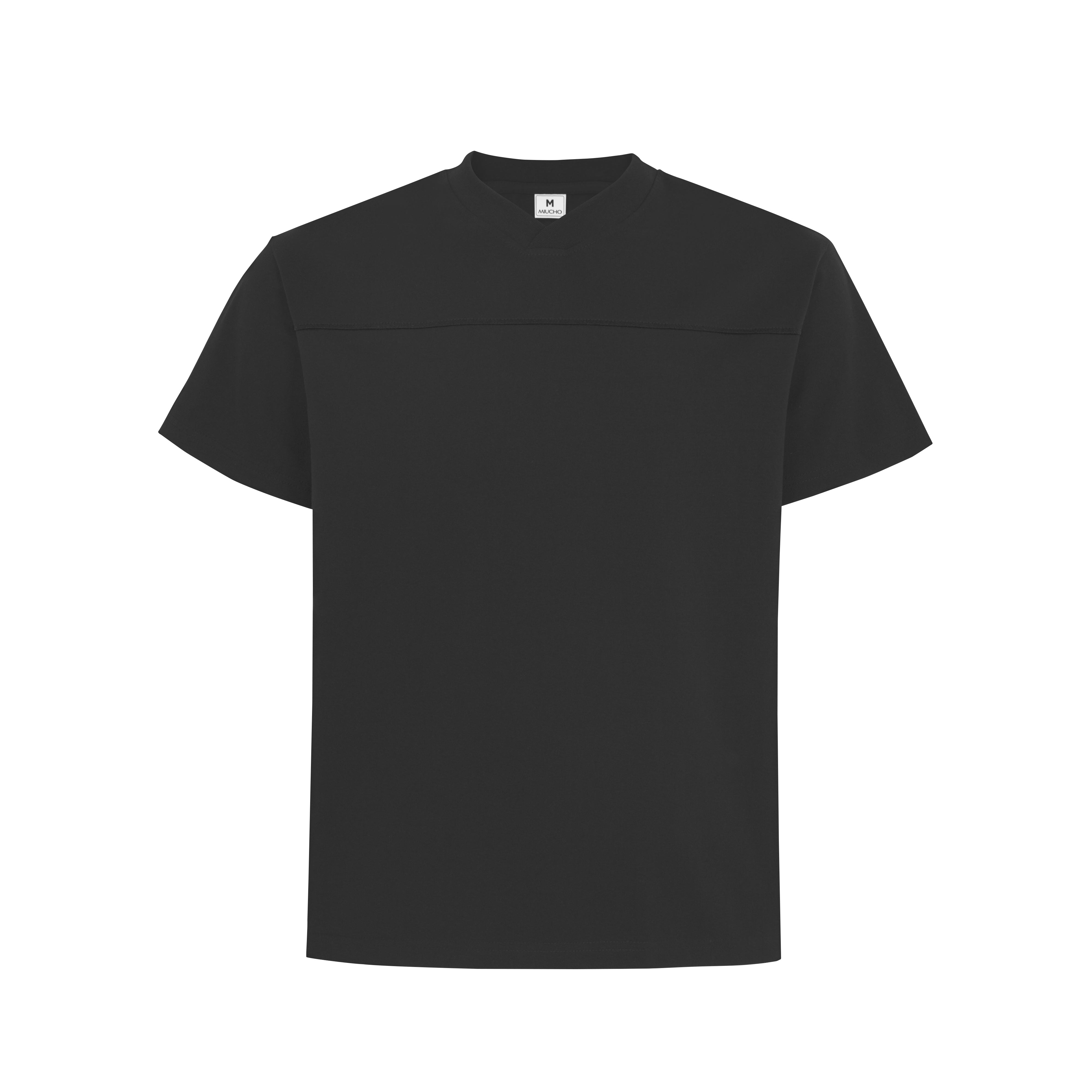 Áo thun trơn Local Brand cổ tim form rộng vải 2C 250GSM AT00038 PTG_thumbnail_6