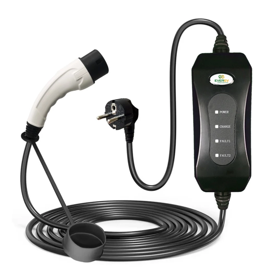 Sạc EVEREV 3,5KW DI ĐỘNG V3 Plus có màn hình