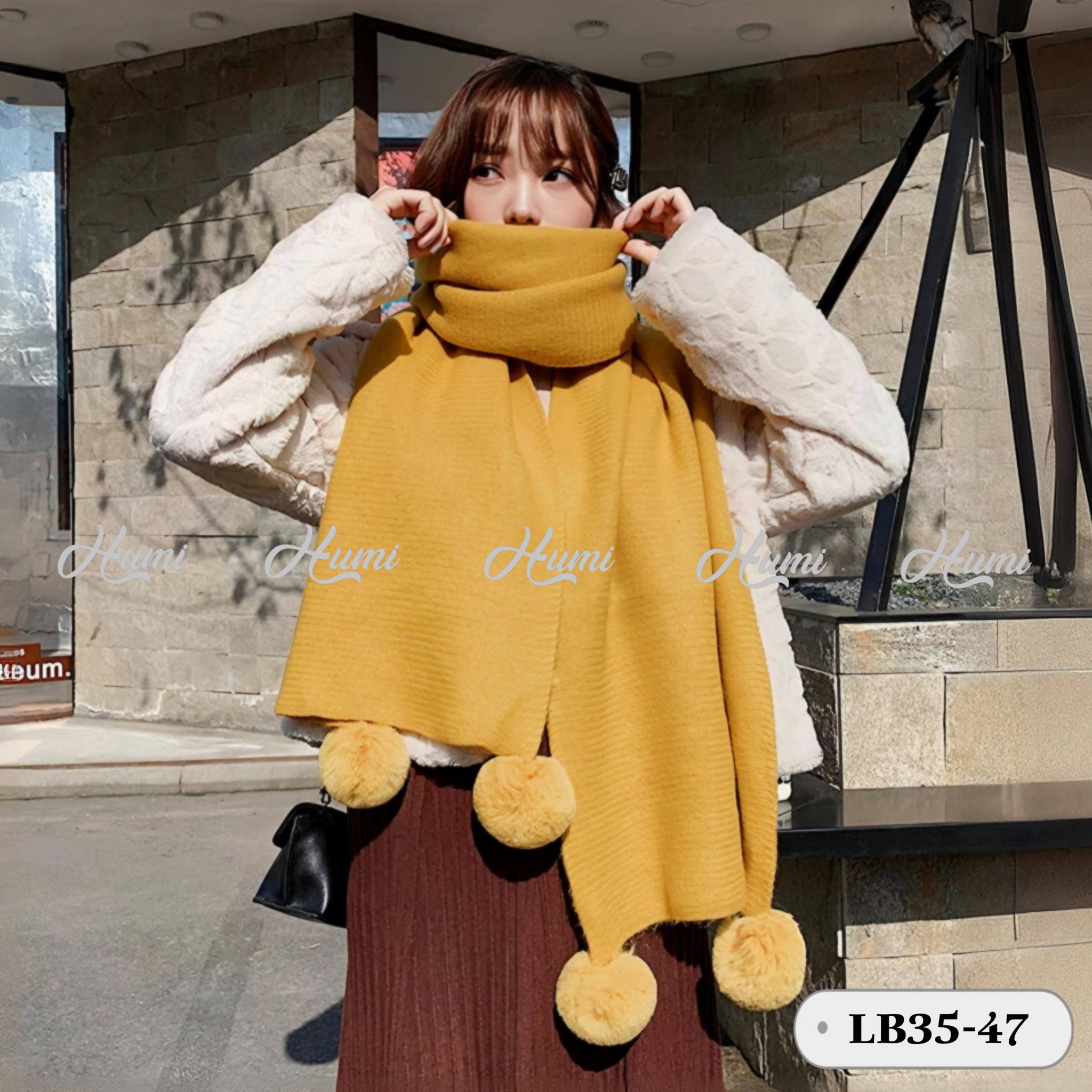 KHĂN LEN QUẢ BÔNG (LB35-47)