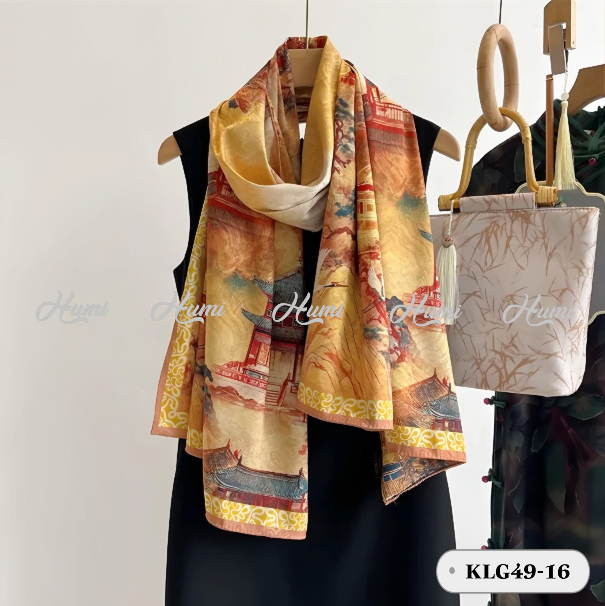 KHĂN LỤA GẤM CAO CẤP (KLG49-16)