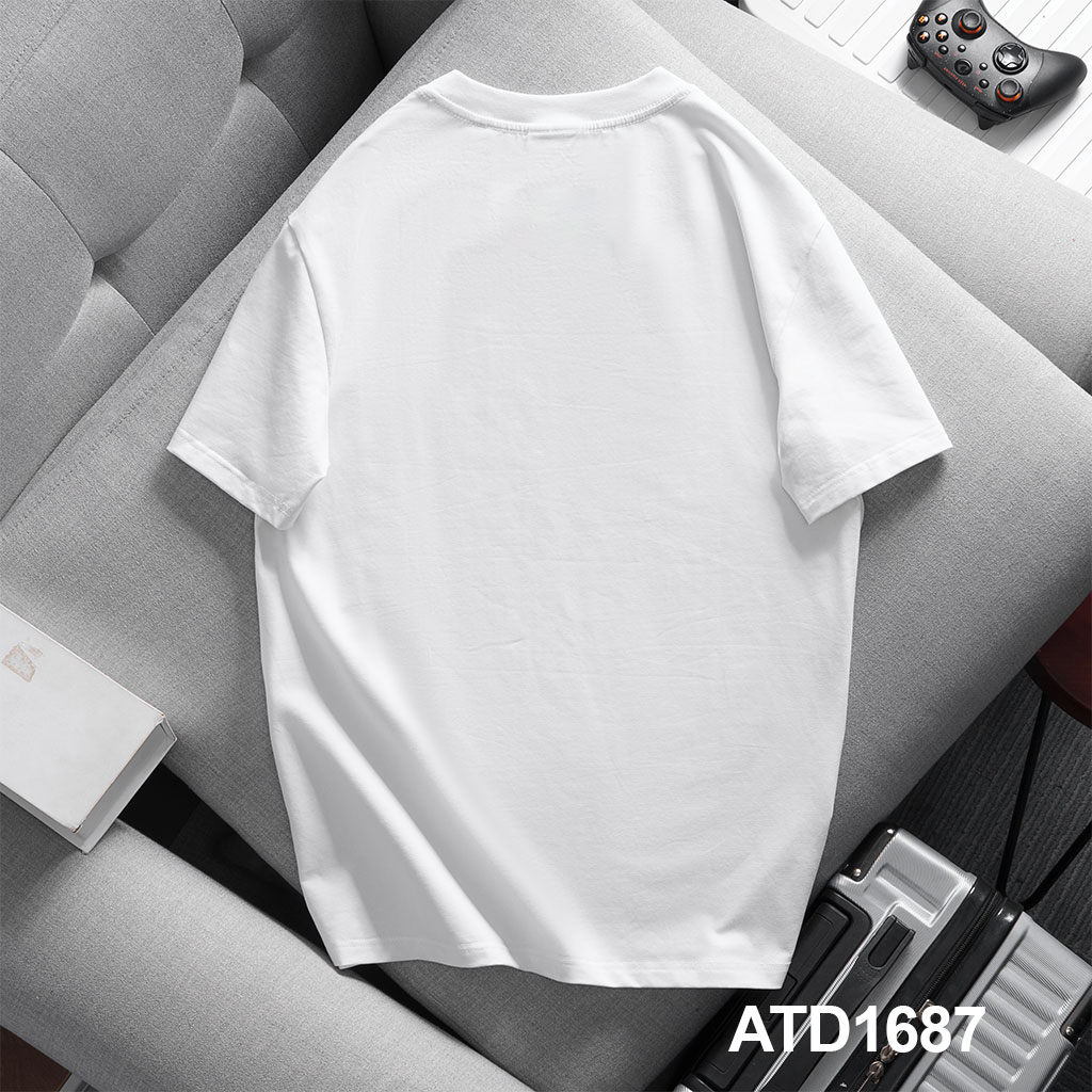 Áo phông nam local brand form rộng cổ tròn vải cotton thoáng mát ATD1687 Miucho Iconic in typography_thumbnail_4