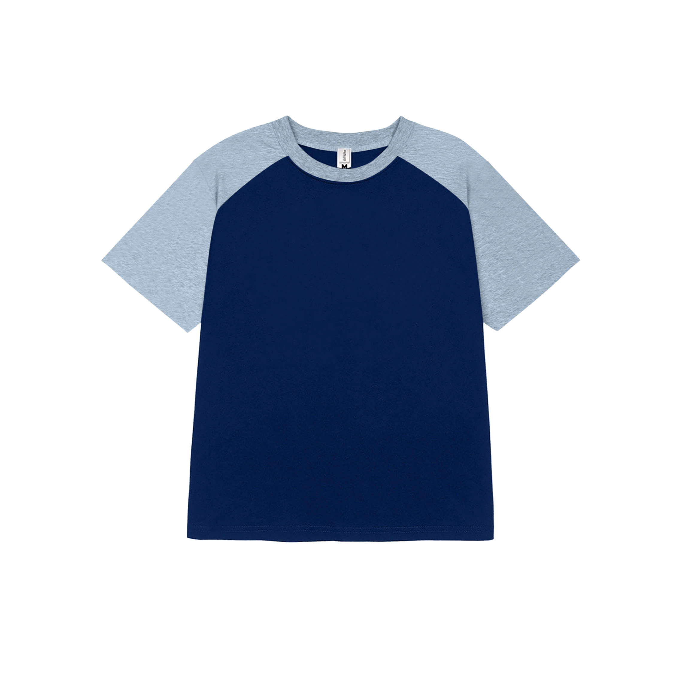 Áo baby tee phối trơn ABPTT01 PTG cotton cổ tròn in basic_thumbnail_6