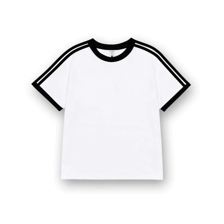 Áo baby tee phối trơn ABPVT01 PTG cotton cổ tròn in basic_thumbnail_3