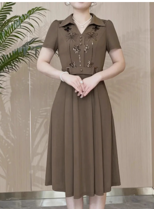 15650-Đầm xòe   cổ tiêc ngực  kết kim sa  cách điệu ( voan,lót)_thumbnail_2