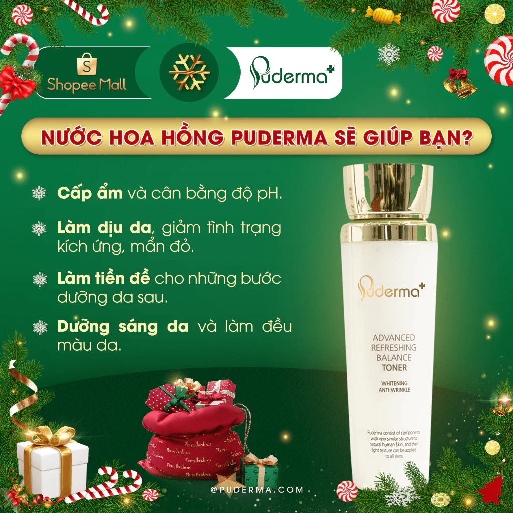 Nước hoa hồng Puderma Advanced Refreshing Balance Toner 130ml_thumbnail_5