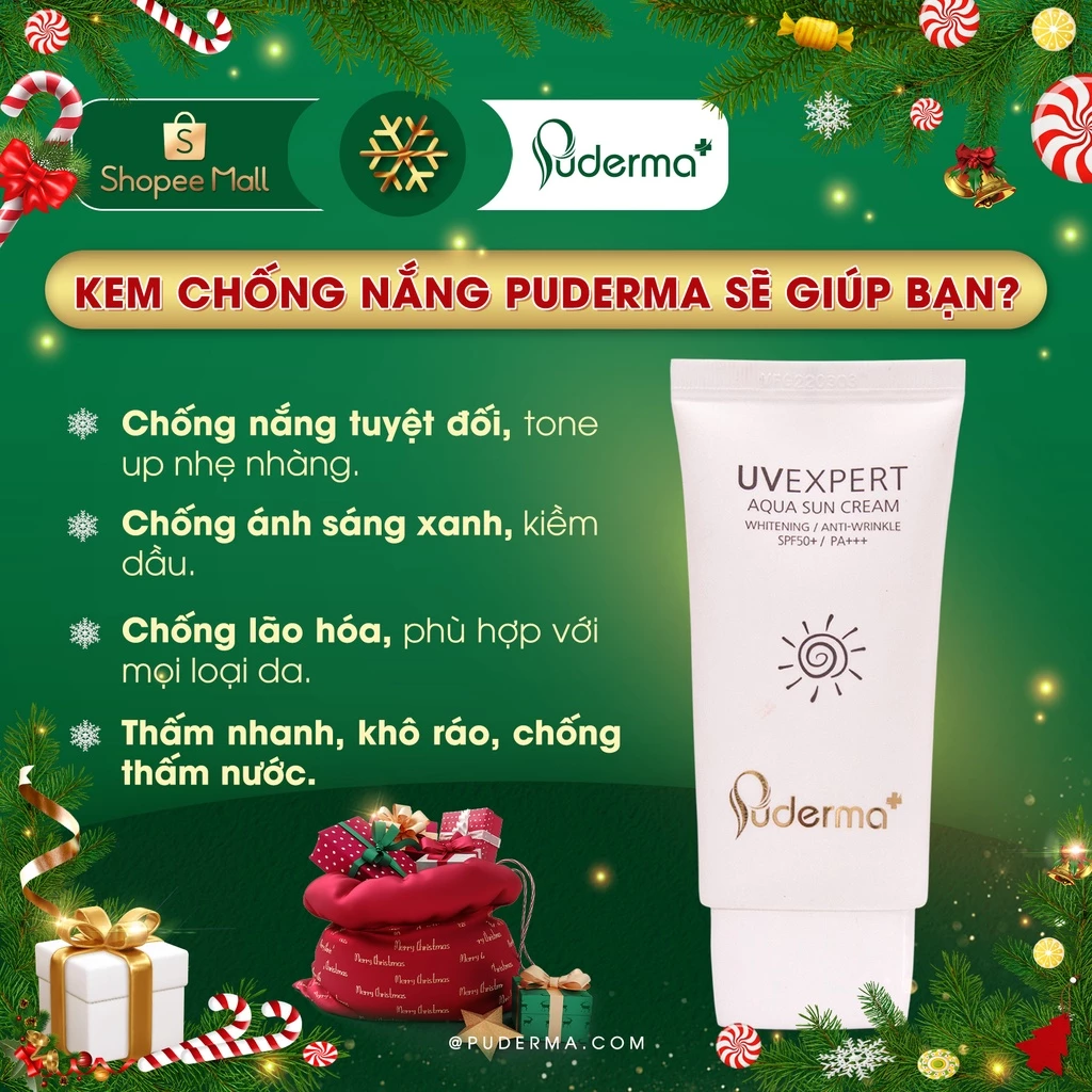 Kem chống nắng Hàn Quốc Puderma SPF50 dưỡng ẩm trắng da 60ml_thumbnail_3
