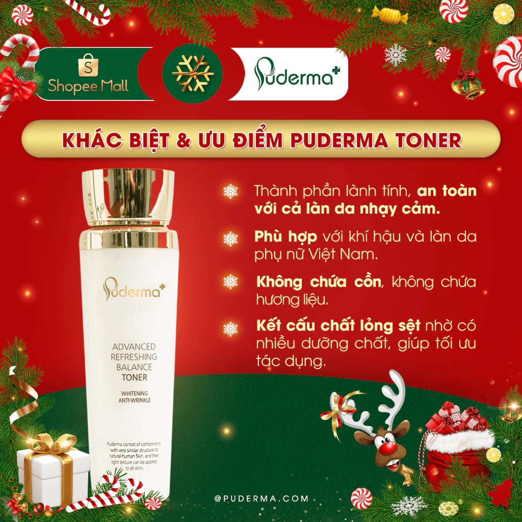 Nước hoa hồng Puderma Advanced Refreshing Balance Toner 130ml_thumbnail_2