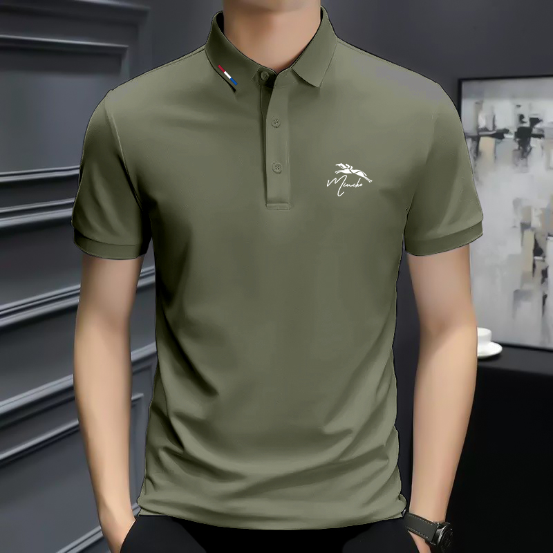 Áo polo nam form vừa vải cá sấu đứng form thoáng mát 1750 Miucho Iconic in basic_thumbnail_7