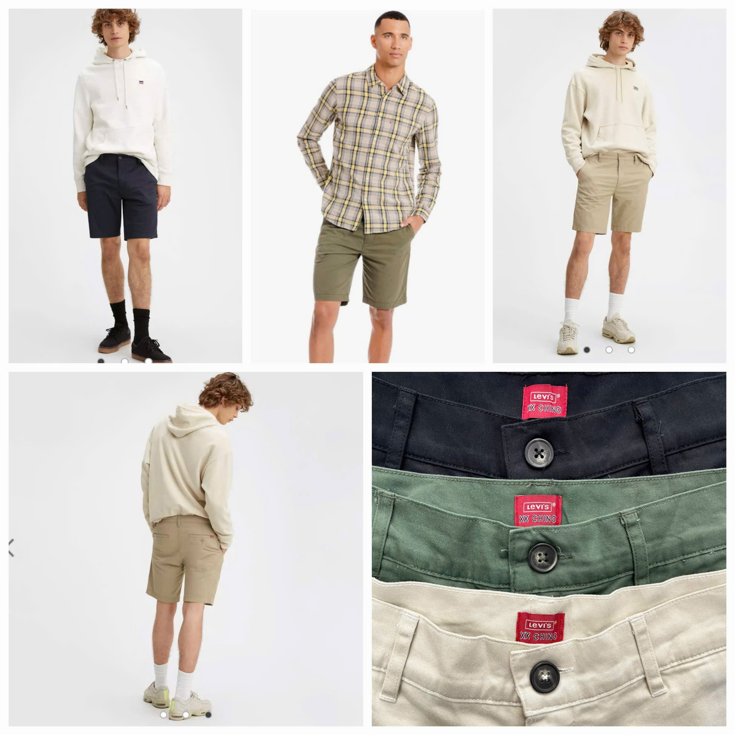 QUAN SHORT LEVI'S (TRON MAU) FREESHIP