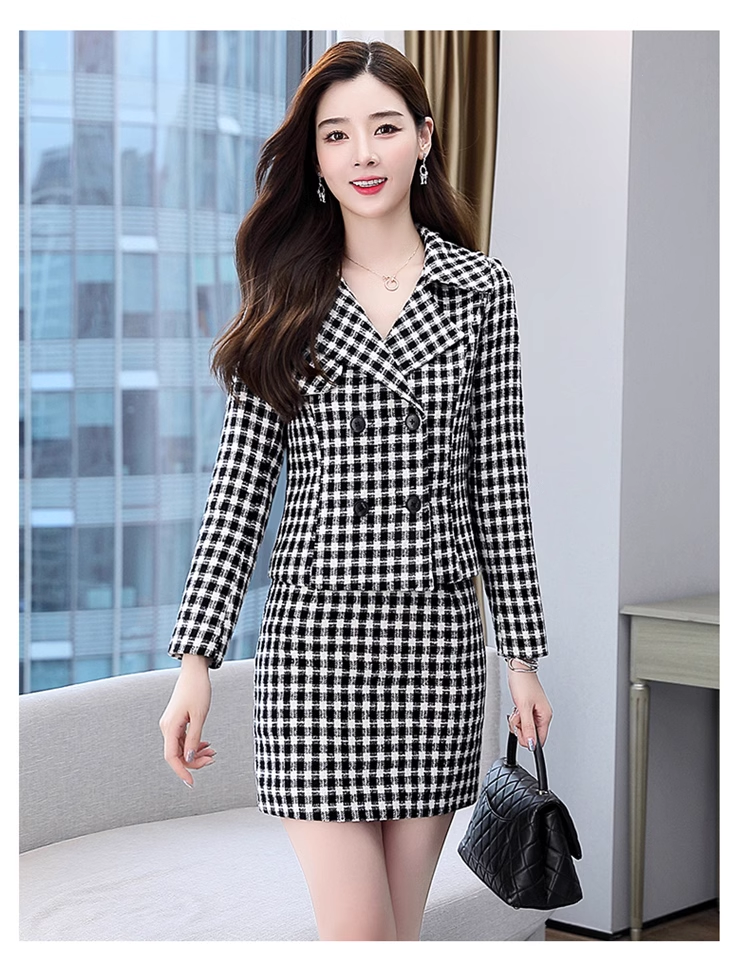 15542-Set áo  vest tay dài kèm chân   váy  hoạ tiết  kẻ caro ( tweet kẻ)_thumbnail_0